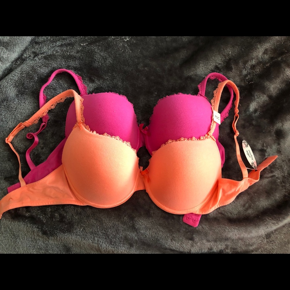 Cotton push up bras set 💕